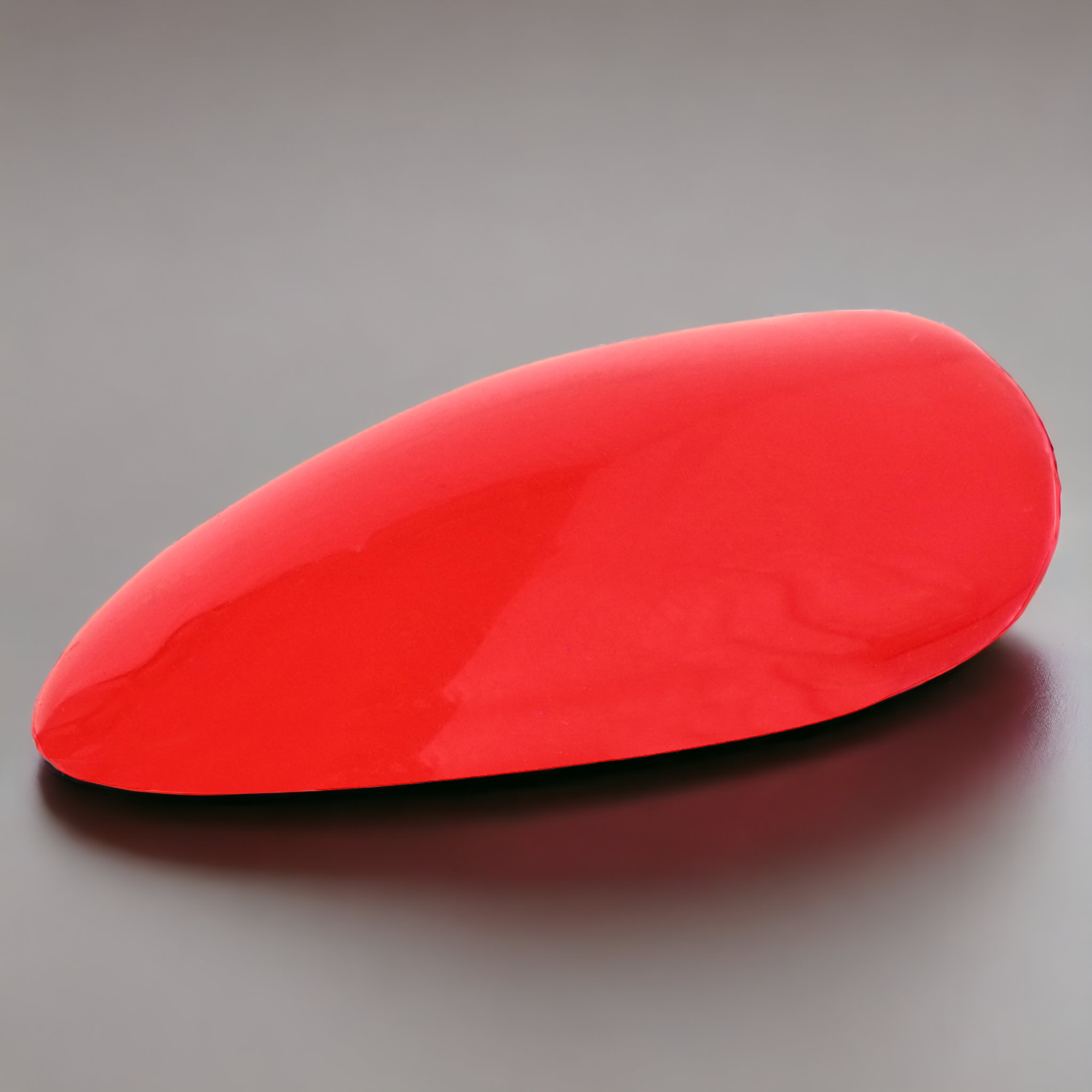 Handmade Reusable Premium Press on With Nail Tabs : Shine In Red