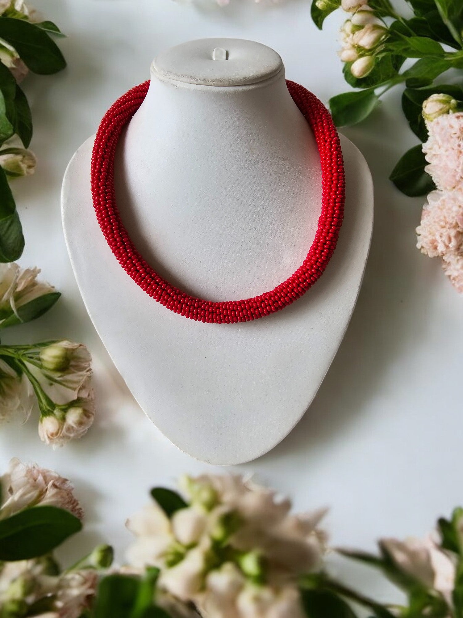 Midnight Radiance Beaded Necklace Set - Rope Necklace - 7 Colours Available in 2 Variants