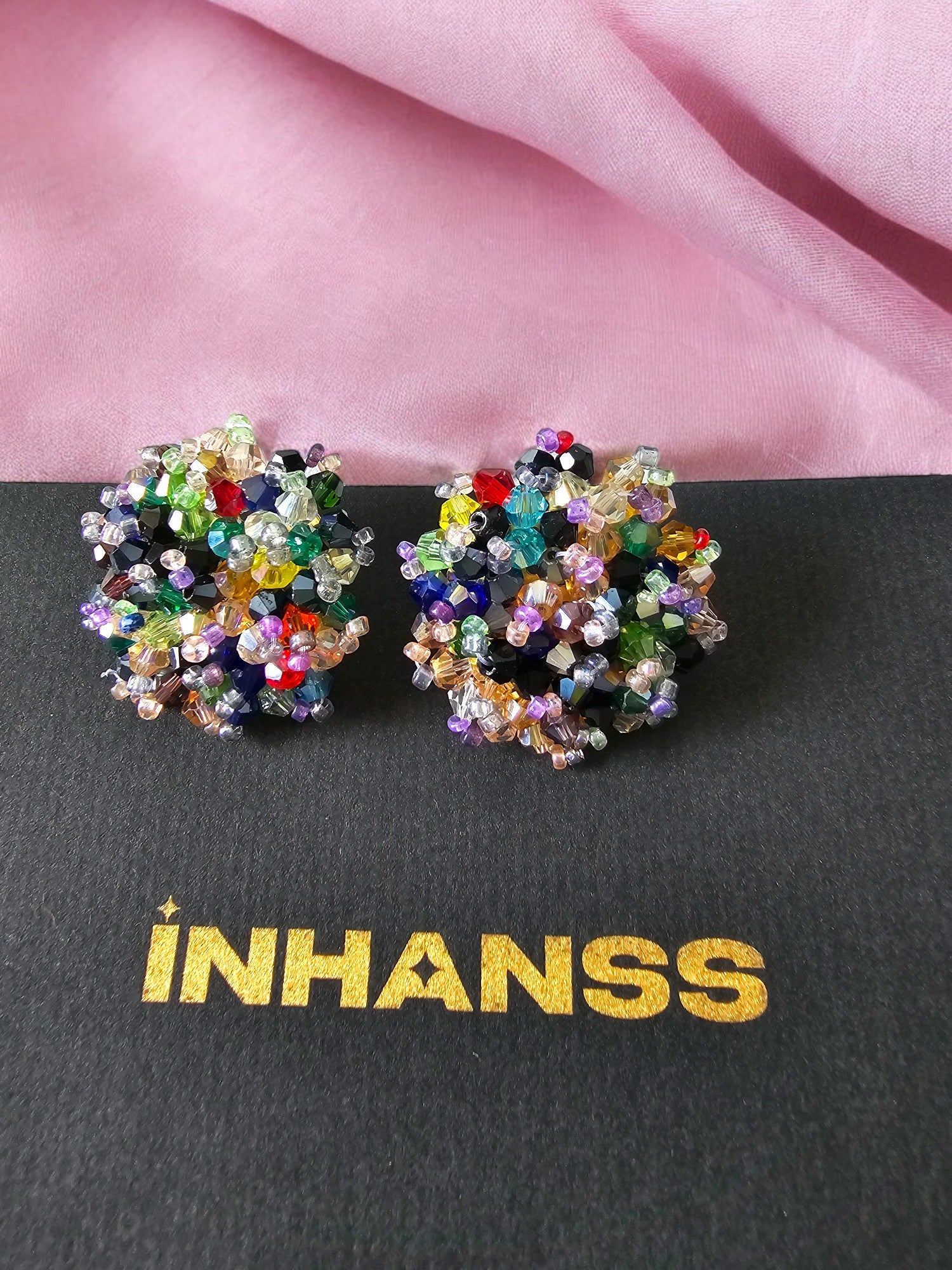 Handmade 12 Layered Long Beaded Necklace & Set - 5 Colours Available