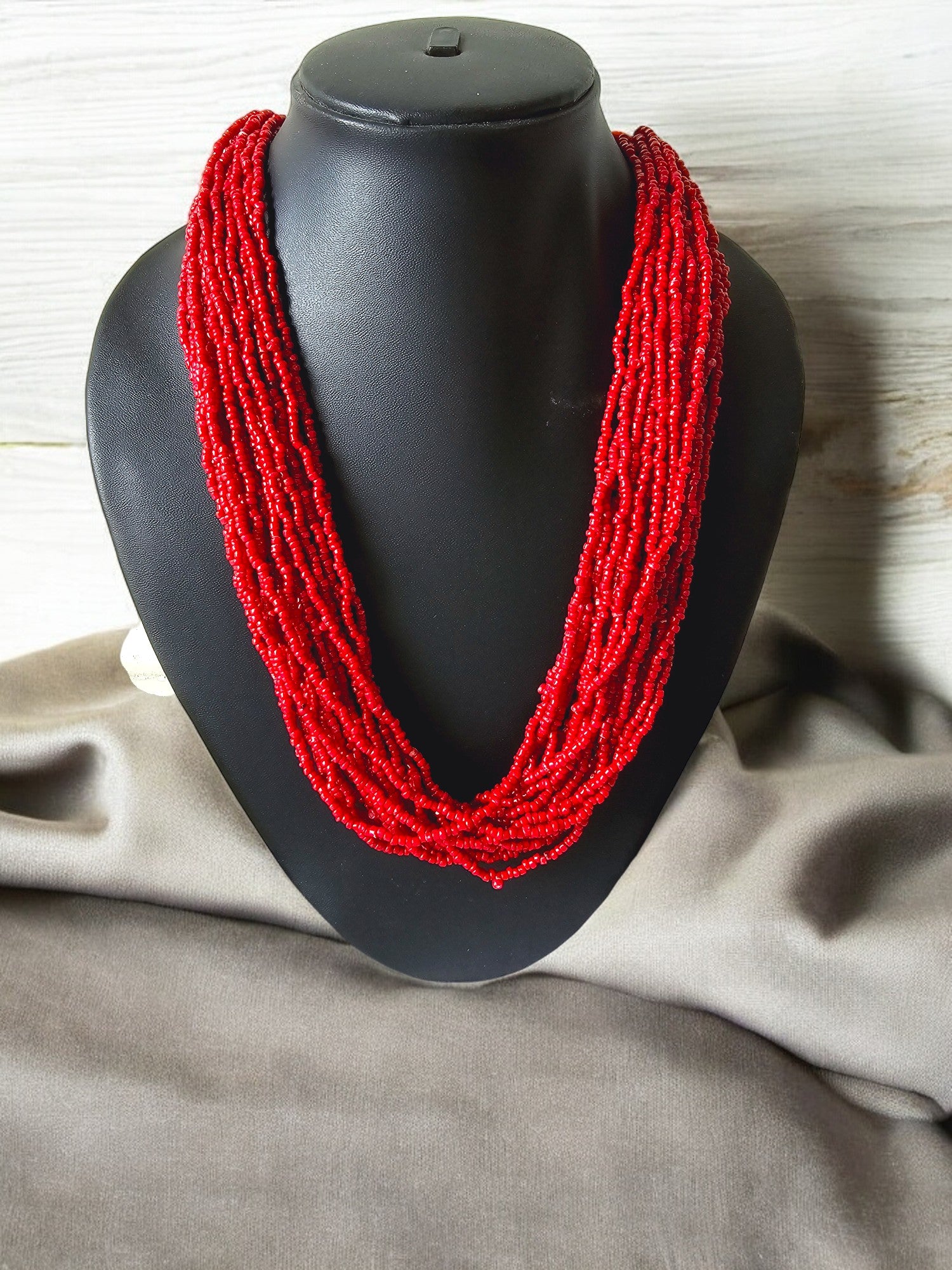 20 Layers Handmade Beaded Multilayer Necklace - 23 Colours Available