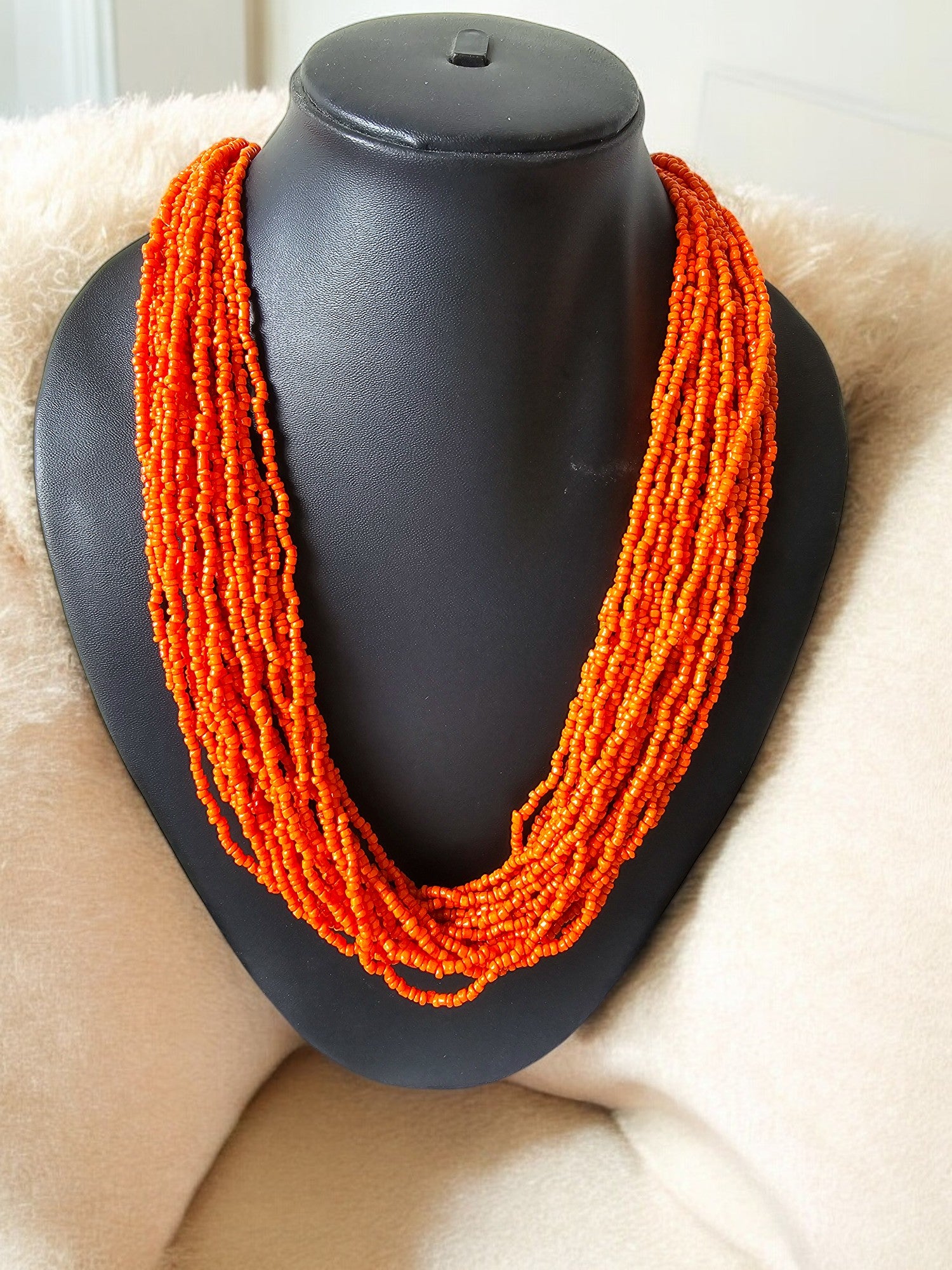 20 Layers Handmade Beaded Multilayer Necklace - 23 Colours Available