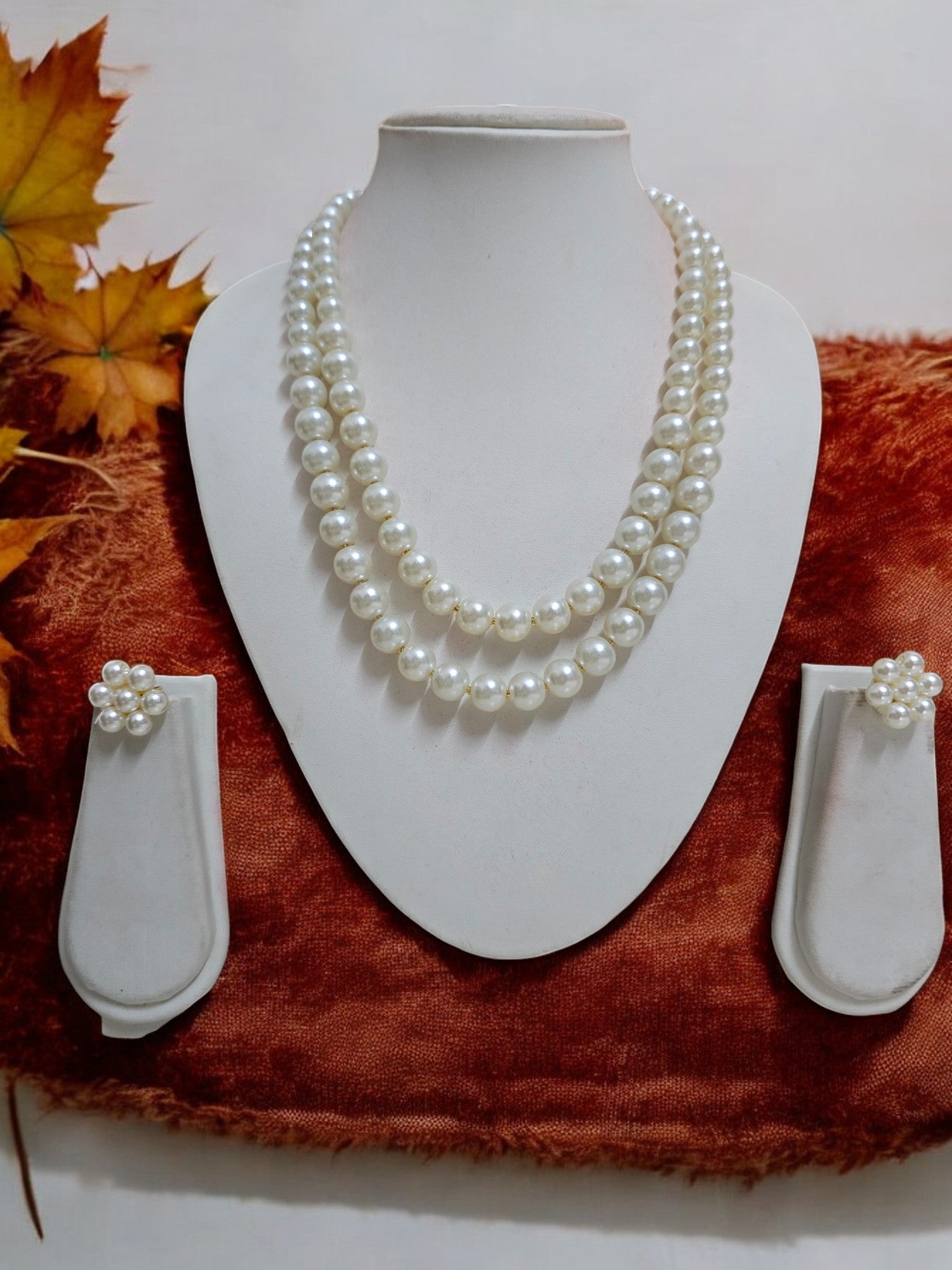 Radiant Grace Pearl Set (Double Layered Pearls) - 15 Colours Available