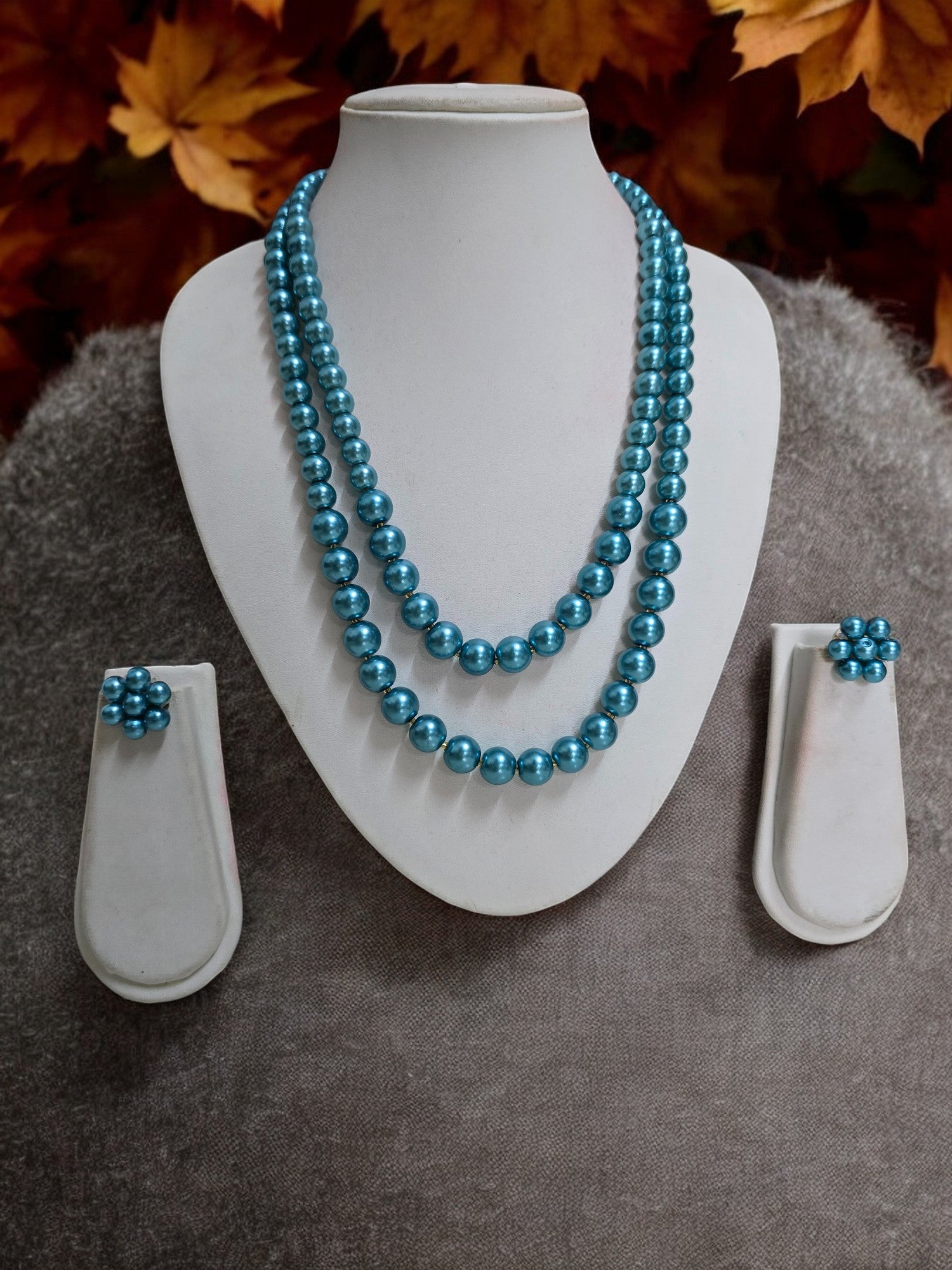 Radiant Grace Pearl Set (Double Layered Pearls) - 15 Colours Available