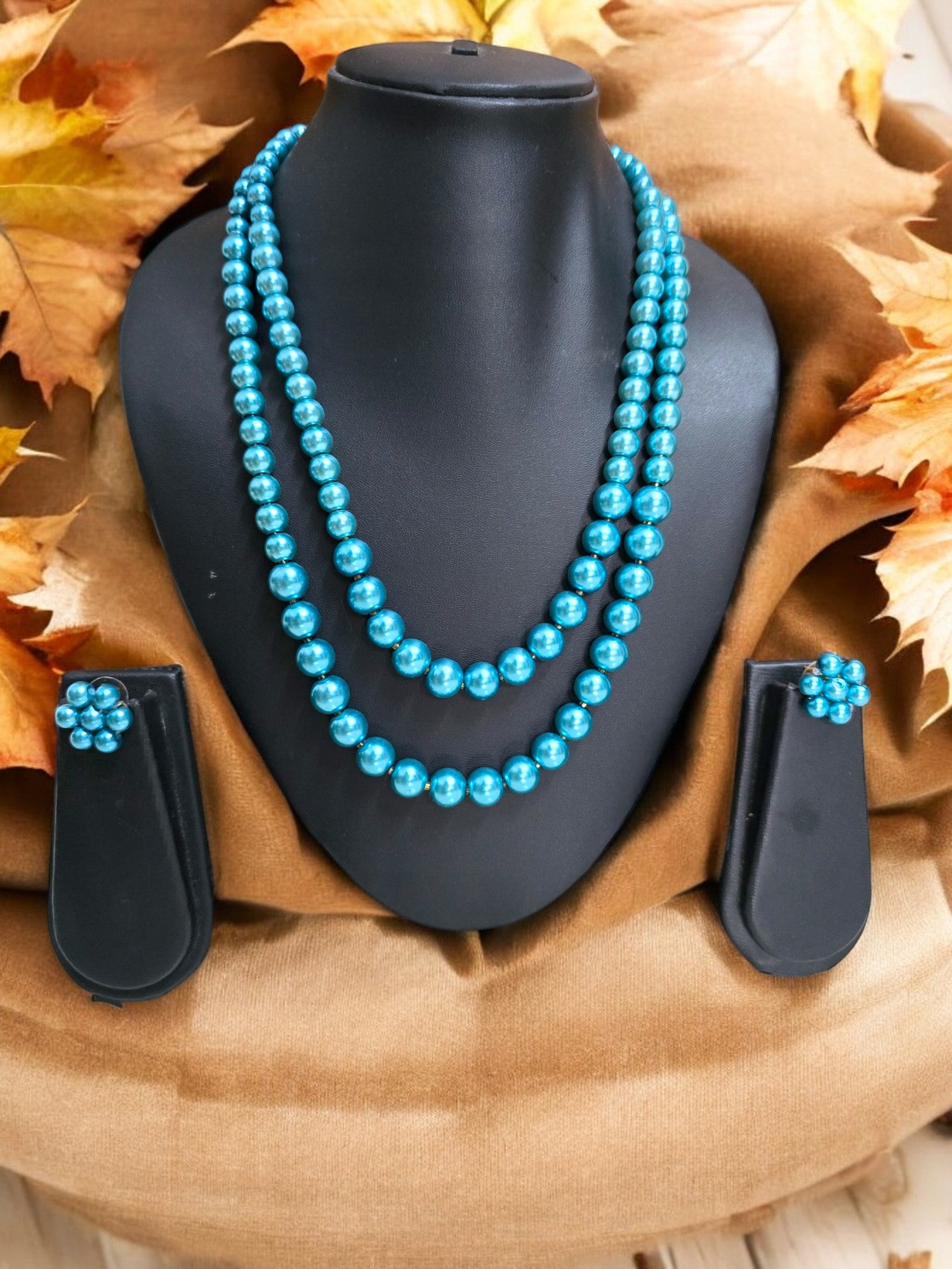 Radiant Grace Pearl Set (Double Layered Pearls) - 15 Colours Available