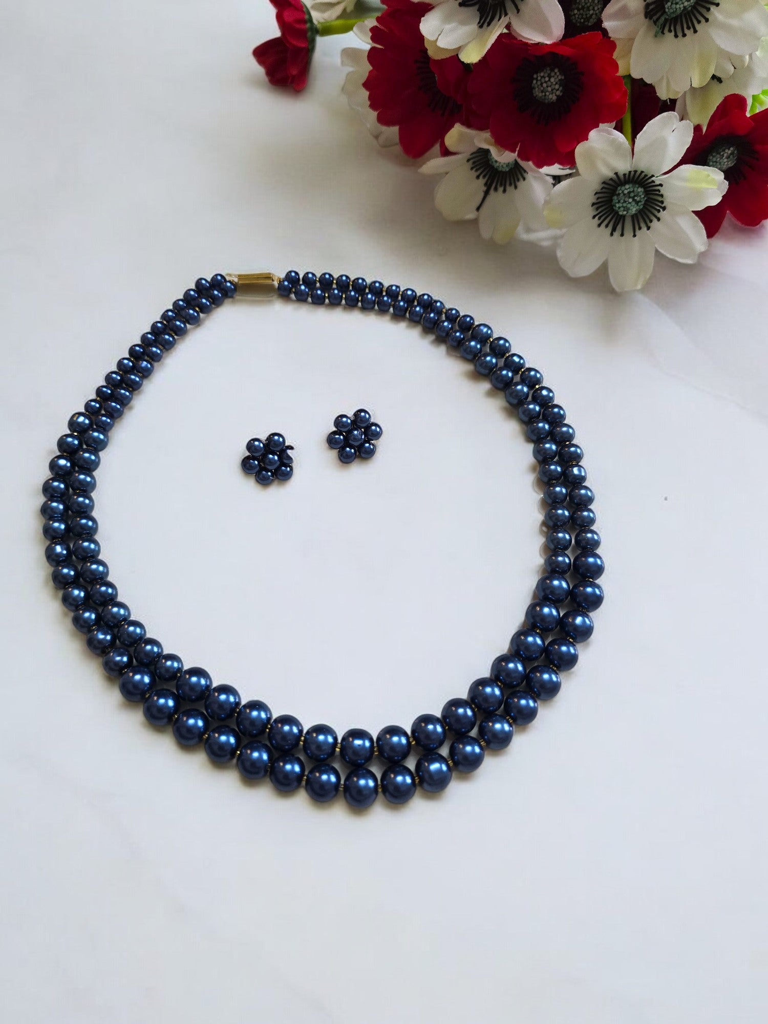 Radiant Grace Pearl Set (Double Layered Pearls) - 15 Colours Available