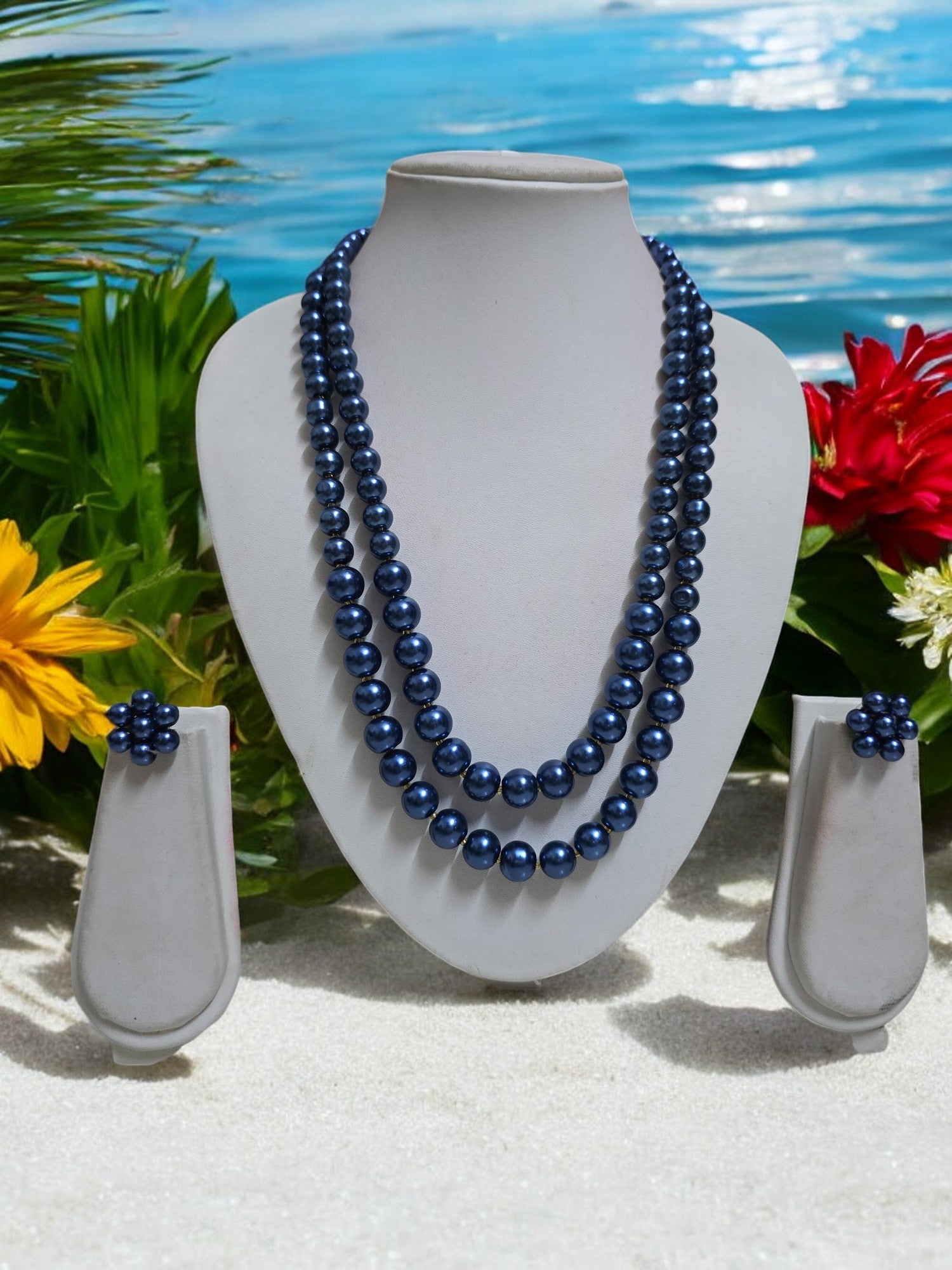 Radiant Grace Pearl Set (Double Layered Pearls) - 15 Colours Available