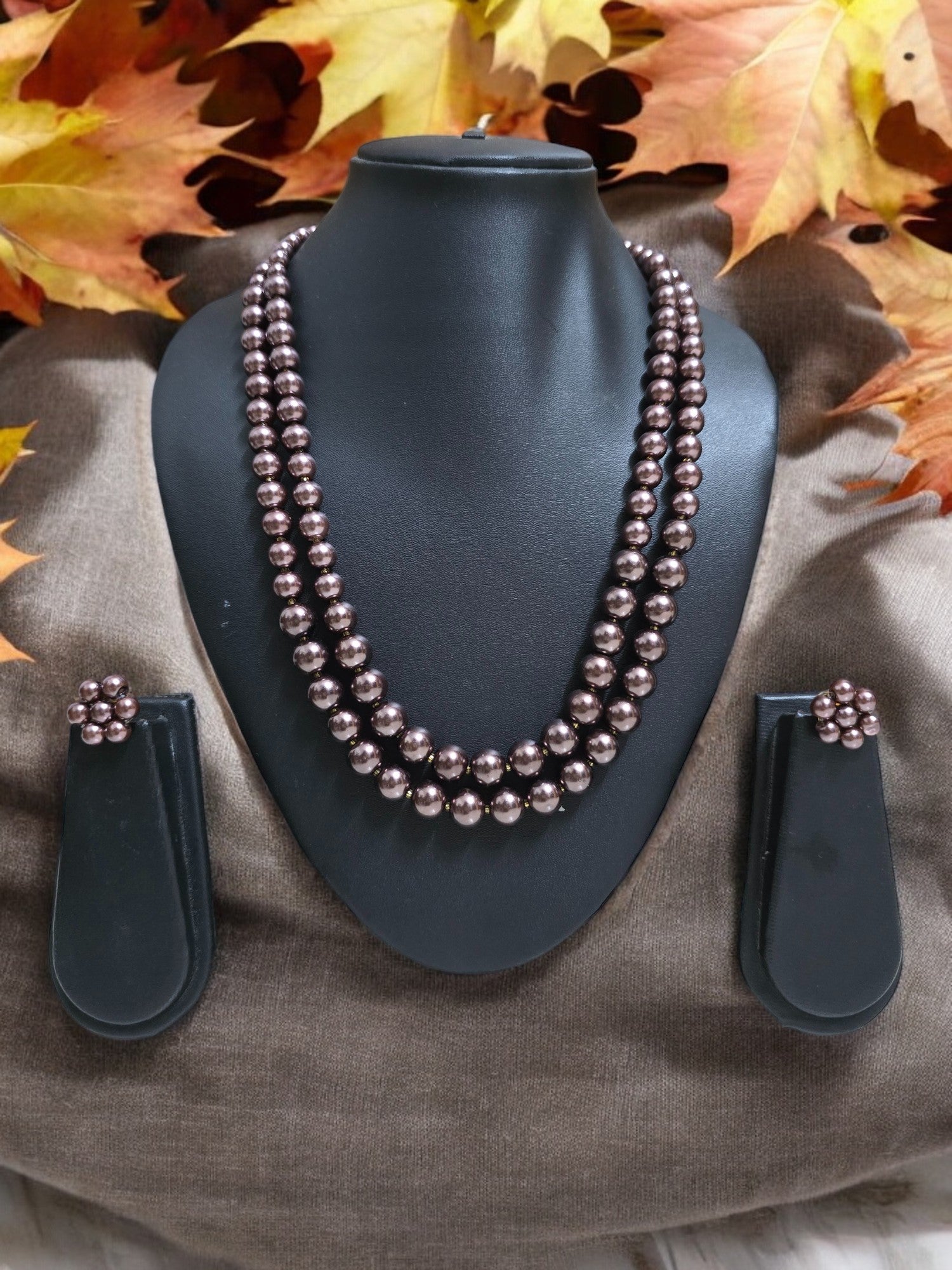 Radiant Grace Pearl Set (Double Layered Pearls) - 15 Colours Available