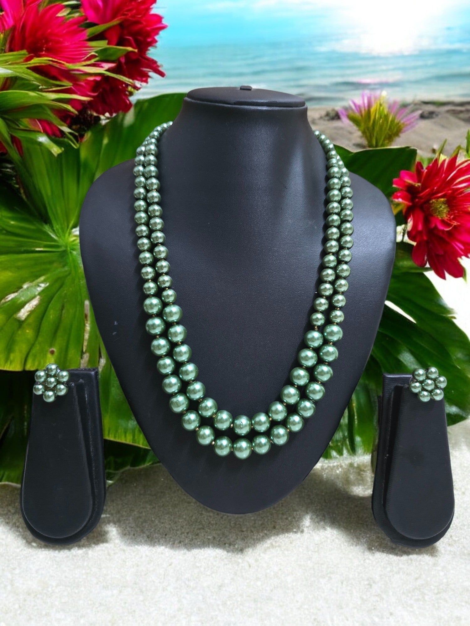 Radiant Grace Pearl Set (Double Layered Pearls) - 15 Colours Available