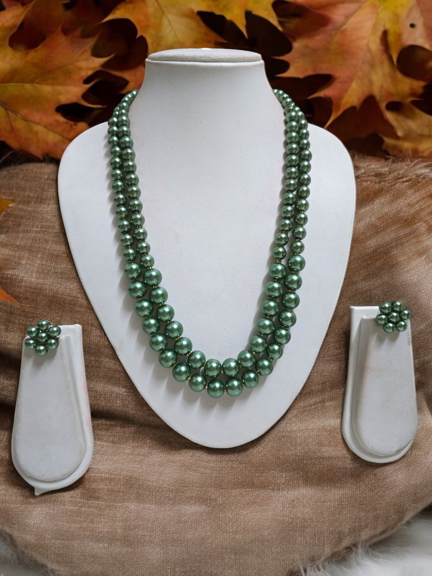 Radiant Grace Pearl Set (Double Layered Pearls) - 15 Colours Available