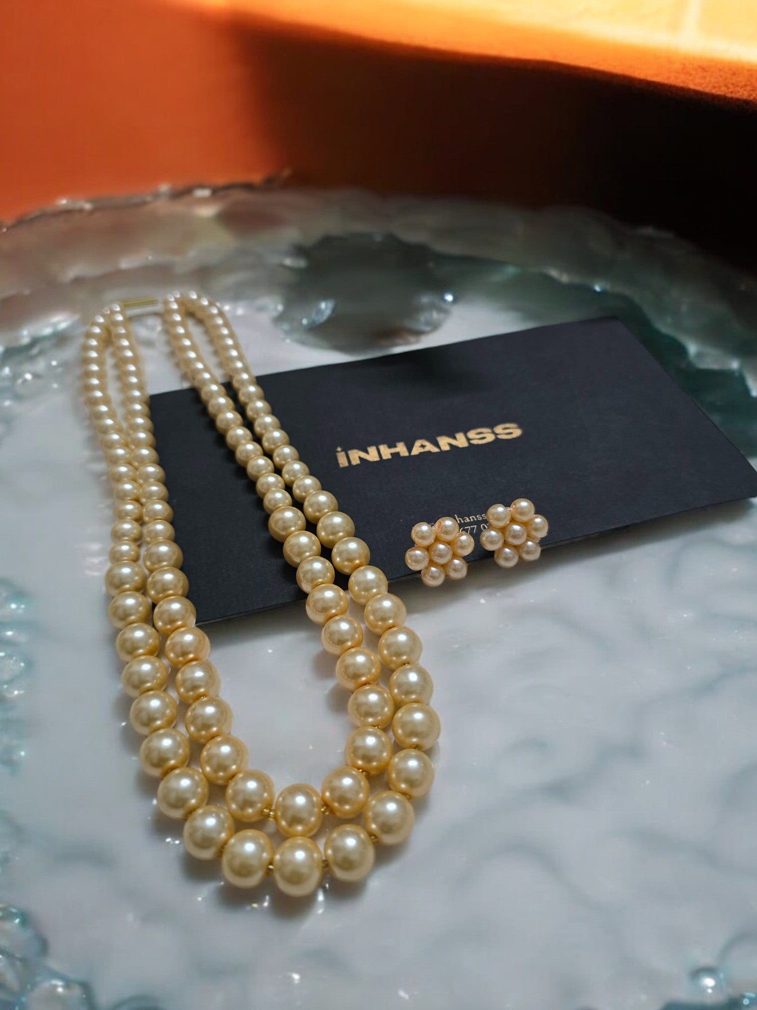 Radiant Grace Pearl Set (Double Layered Pearls) - 15 Colours Available