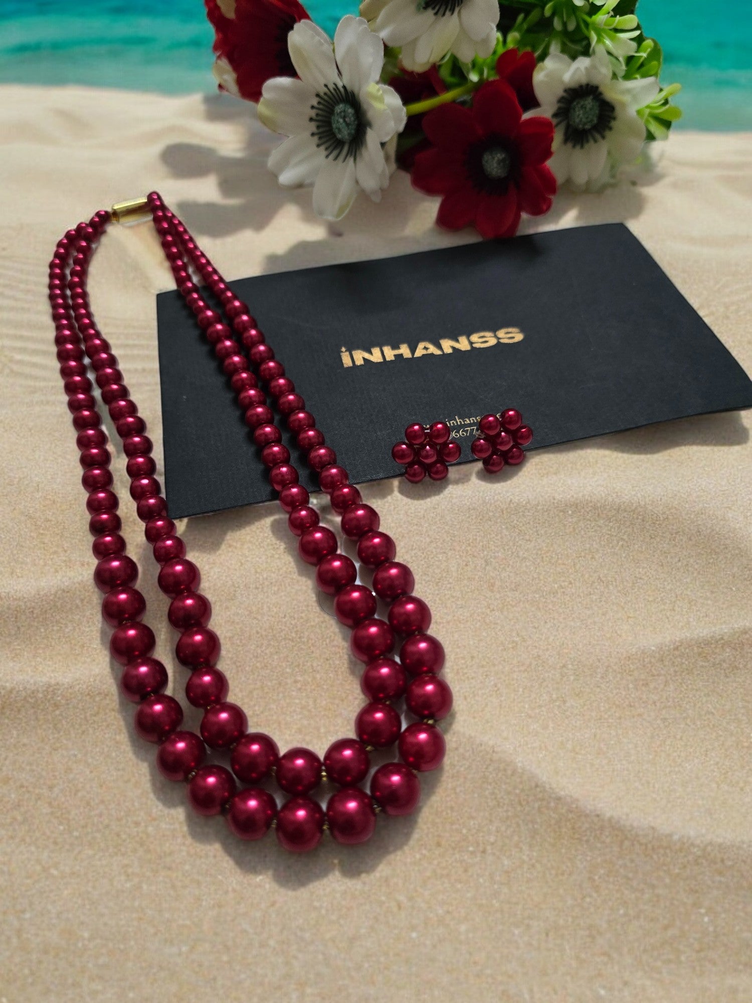 Radiant Grace Pearl Set (Double Layered Pearls) - 15 Colours Available