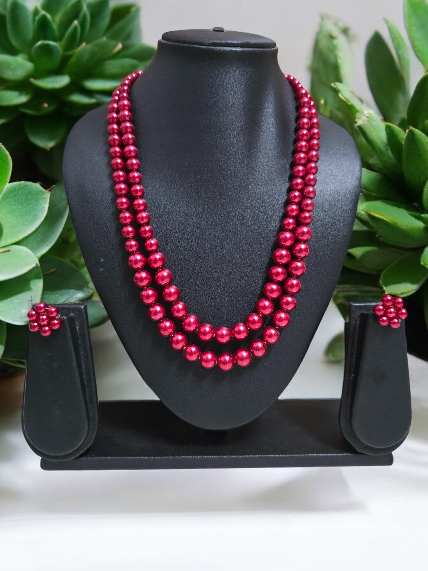 Radiant Grace Pearl Set (Double Layered Pearls) - 15 Colours Available