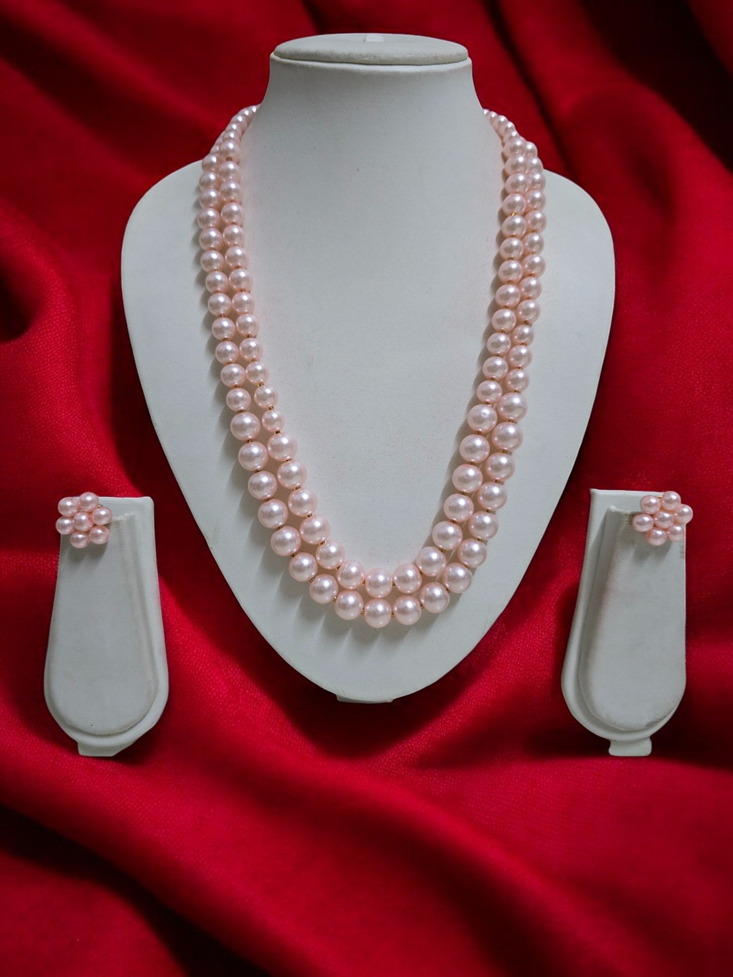 Radiant Grace Pearl Set (Double Layered Pearls) - 15 Colours Available