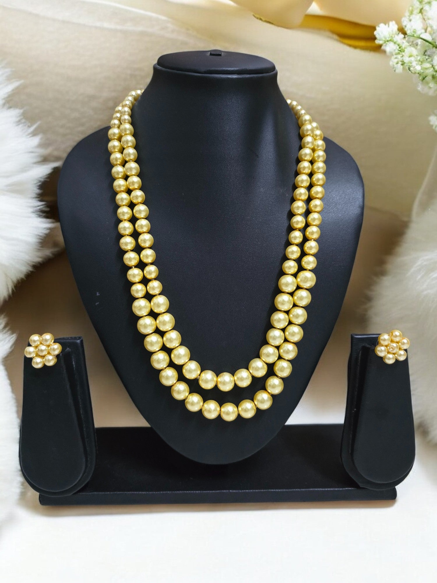 Radiant Grace Pearl Set (Double Layered Pearls) - 15 Colours Available