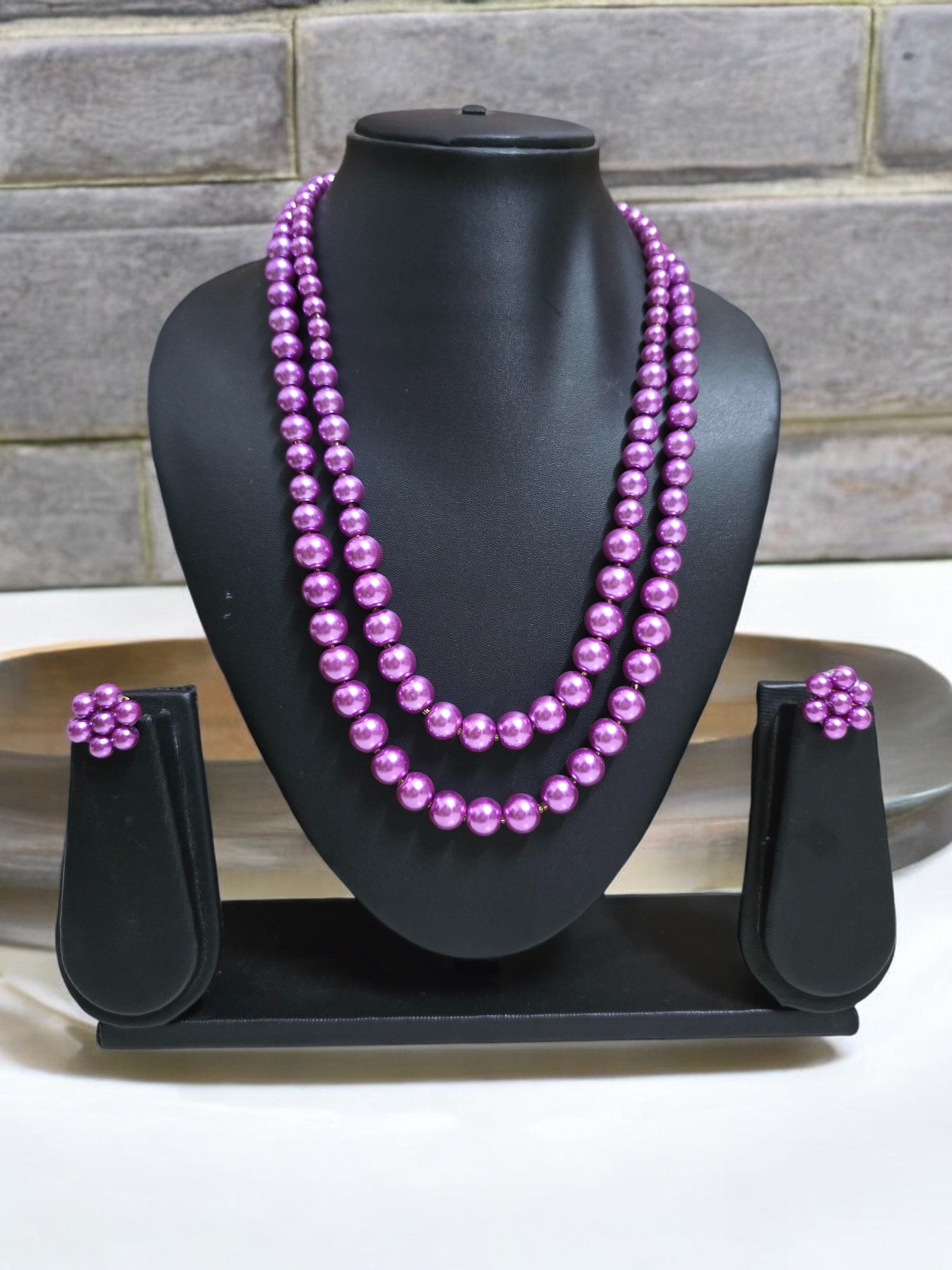 Radiant Grace Pearl Set (Double Layered Pearls) - 15 Colours Available