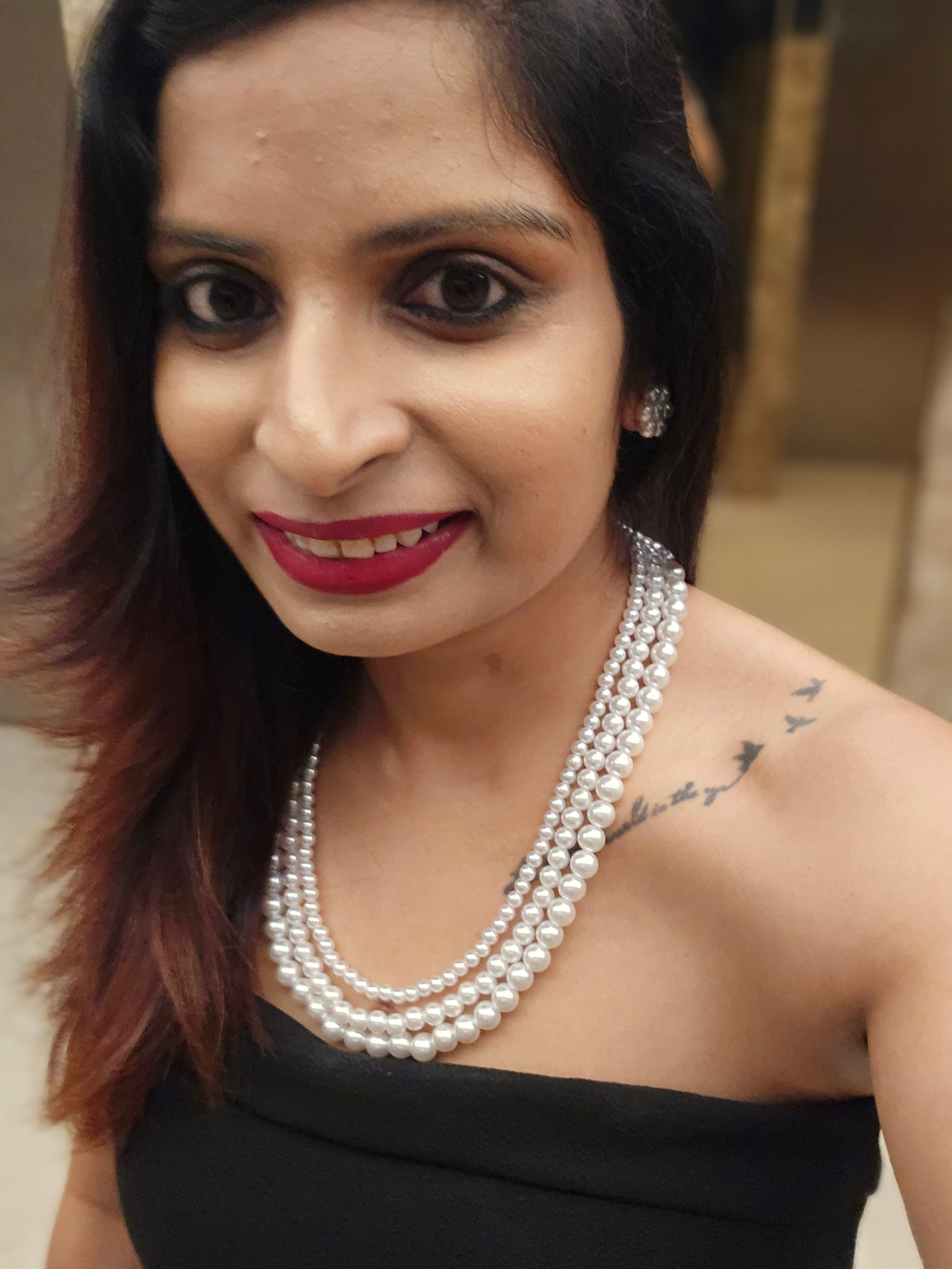 Ethereal Elegance: Handmade 3 Layered Pearl Necklace