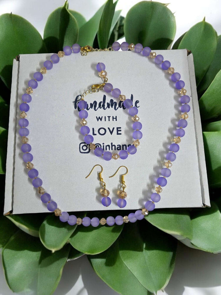 Beaded 3 Pc Set - 6 Colours Available!