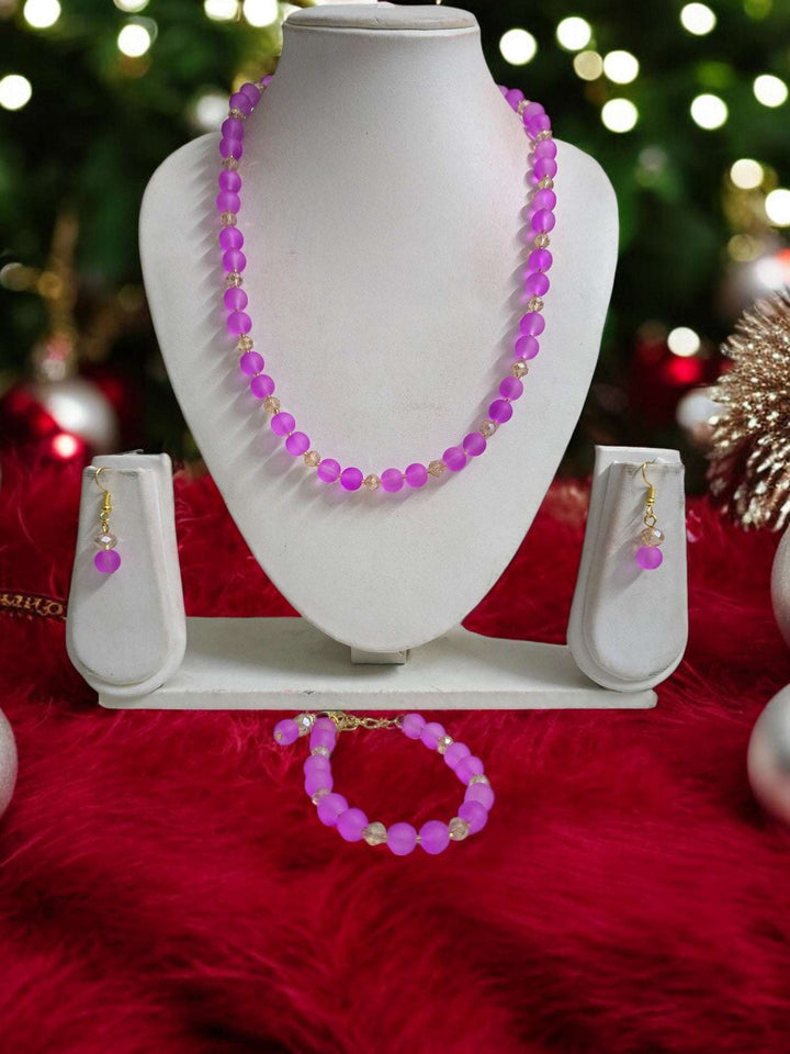 Beaded 3 Pc Set - 6 Colours Available!