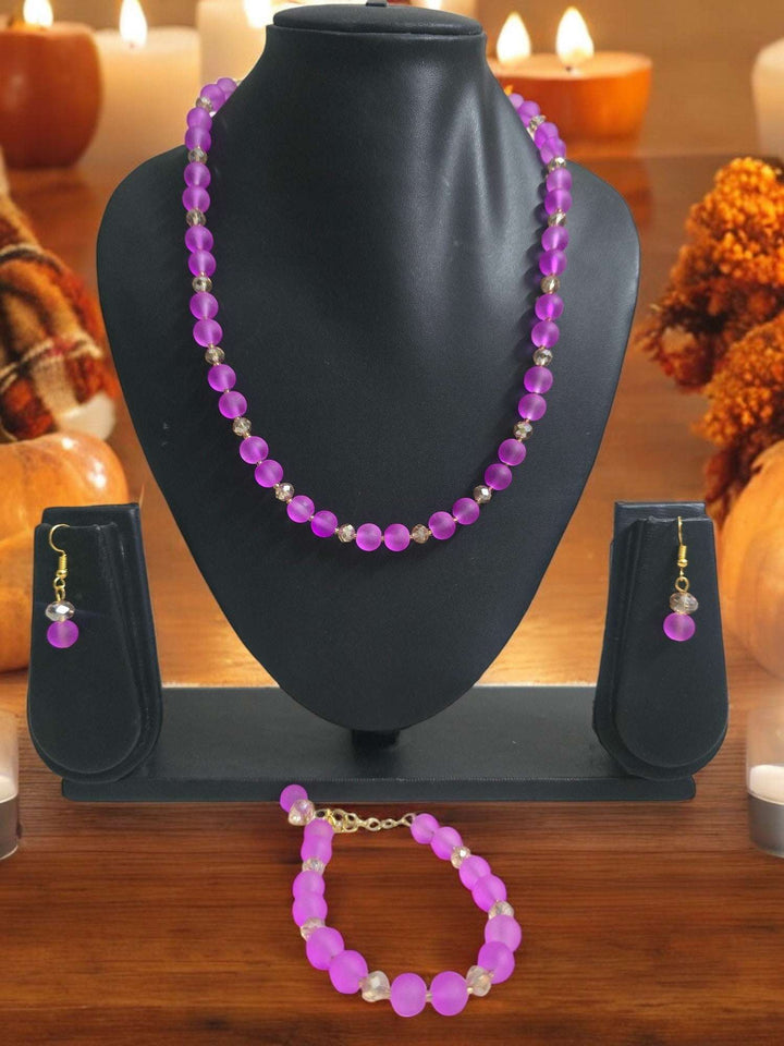 Beaded 3 Pc Set - 6 Colours Available!