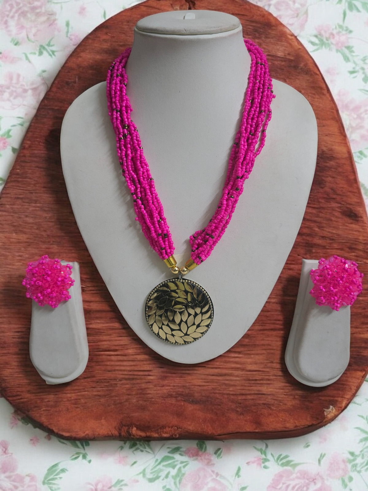 Everyday Statement Beaded Necklace Set- 12 Colours Available