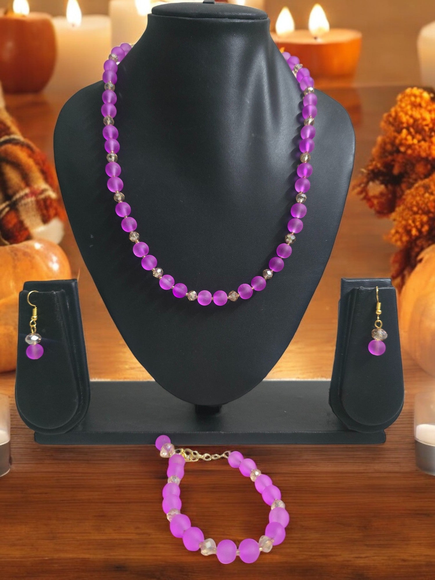 Beaded 3 Pc Set - 3 Colours Available!