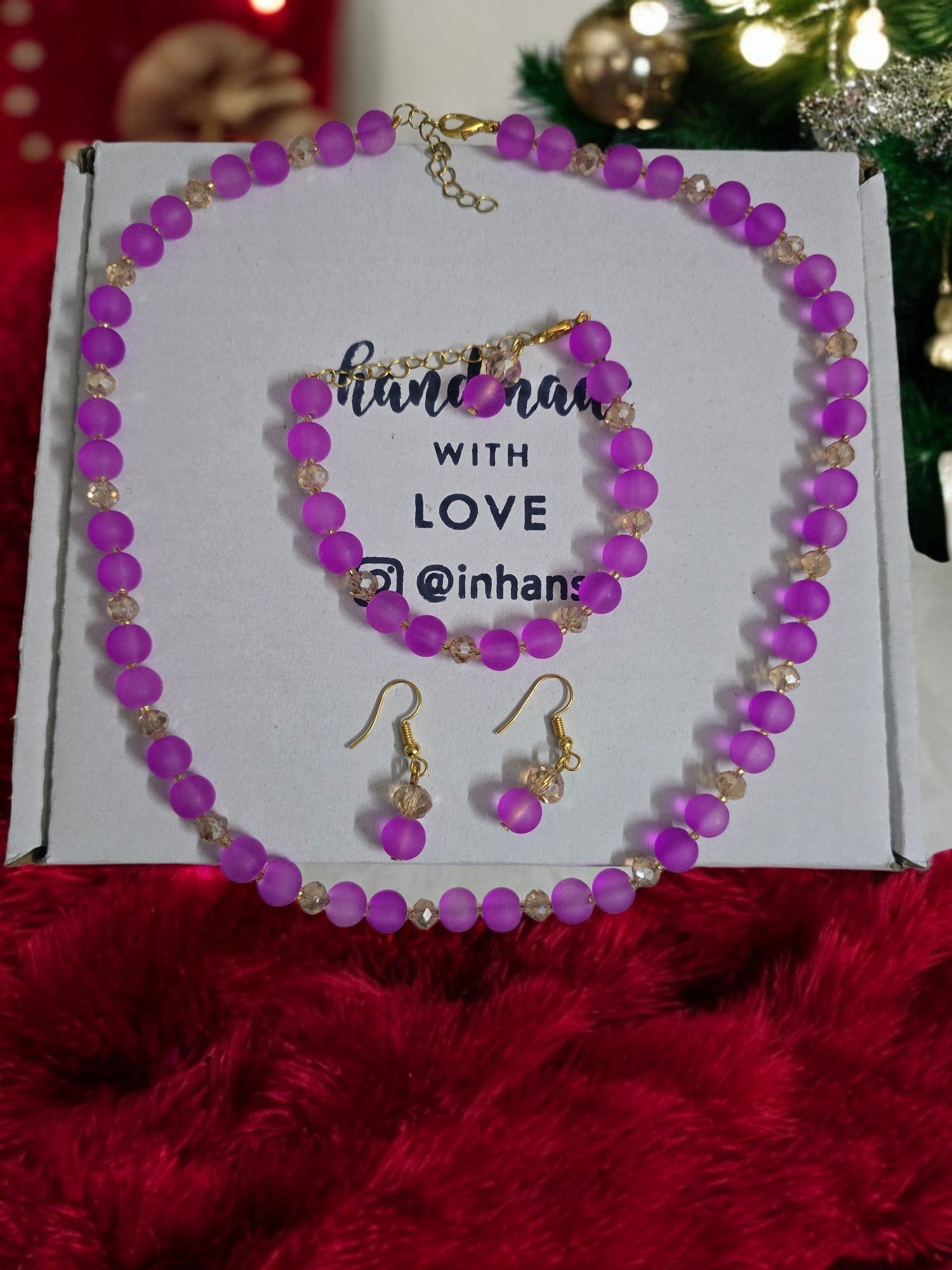 Beaded 3 Pc Set - 3 Colours Available!