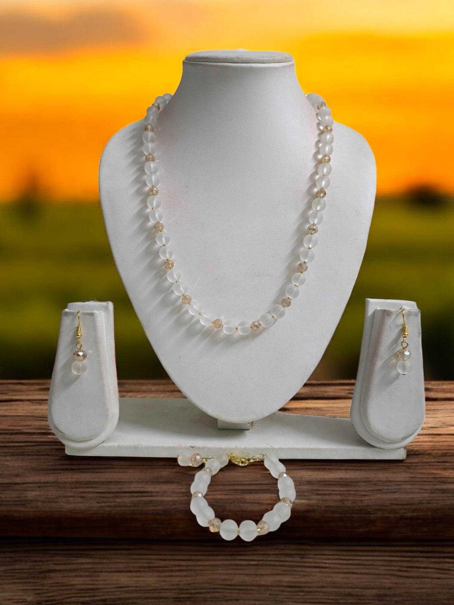 Beaded 3 Pc Set - 3 Colours Available!