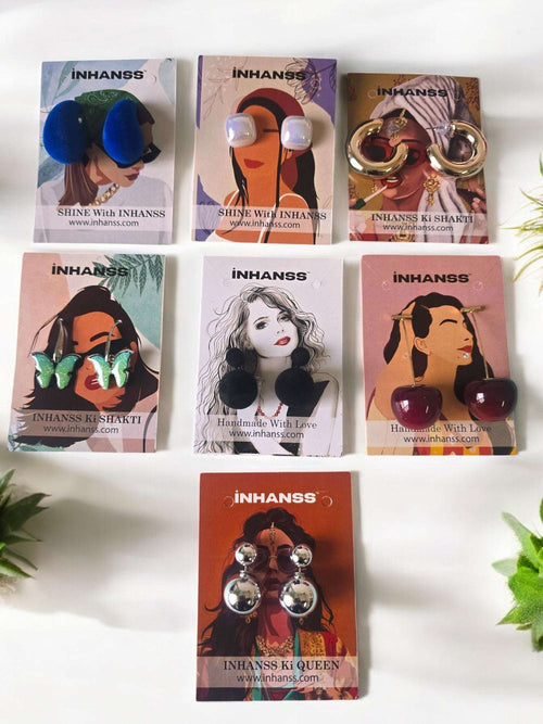 The Kaleidoscope Allure Handmade Assorted Earring Collection in Combos & Hampers