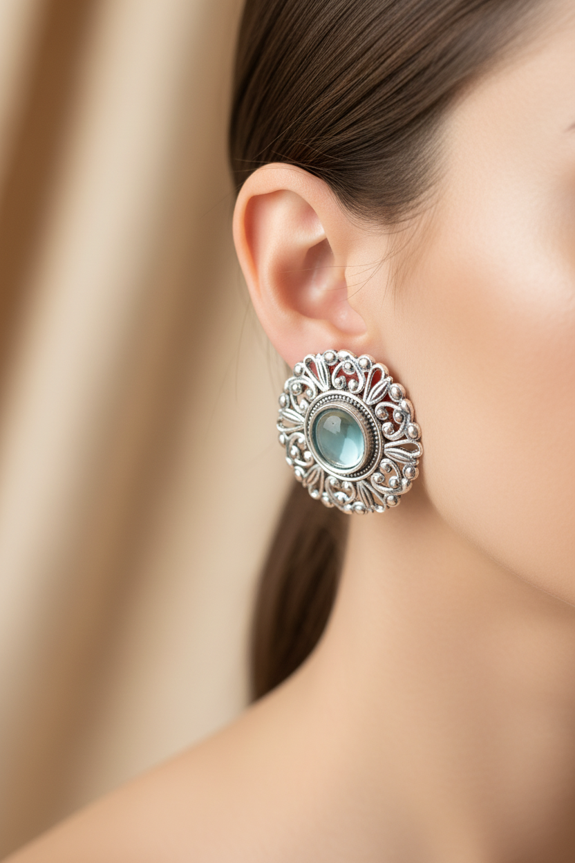 Aqua Floret Studs