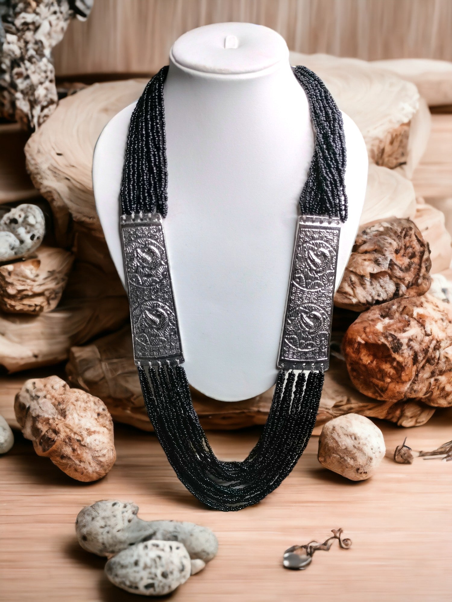 Majesty Handmade Statement Necklace With Matching Earrings -12 Colours Available