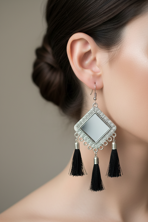 Noir Diamond Drops - Black