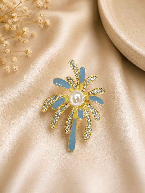 Pearl Garden Statement Brooch
