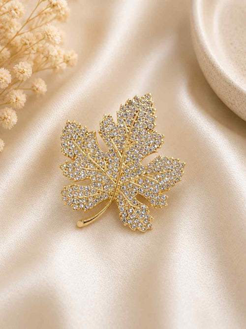 Royal Autumn Leaf Brooch