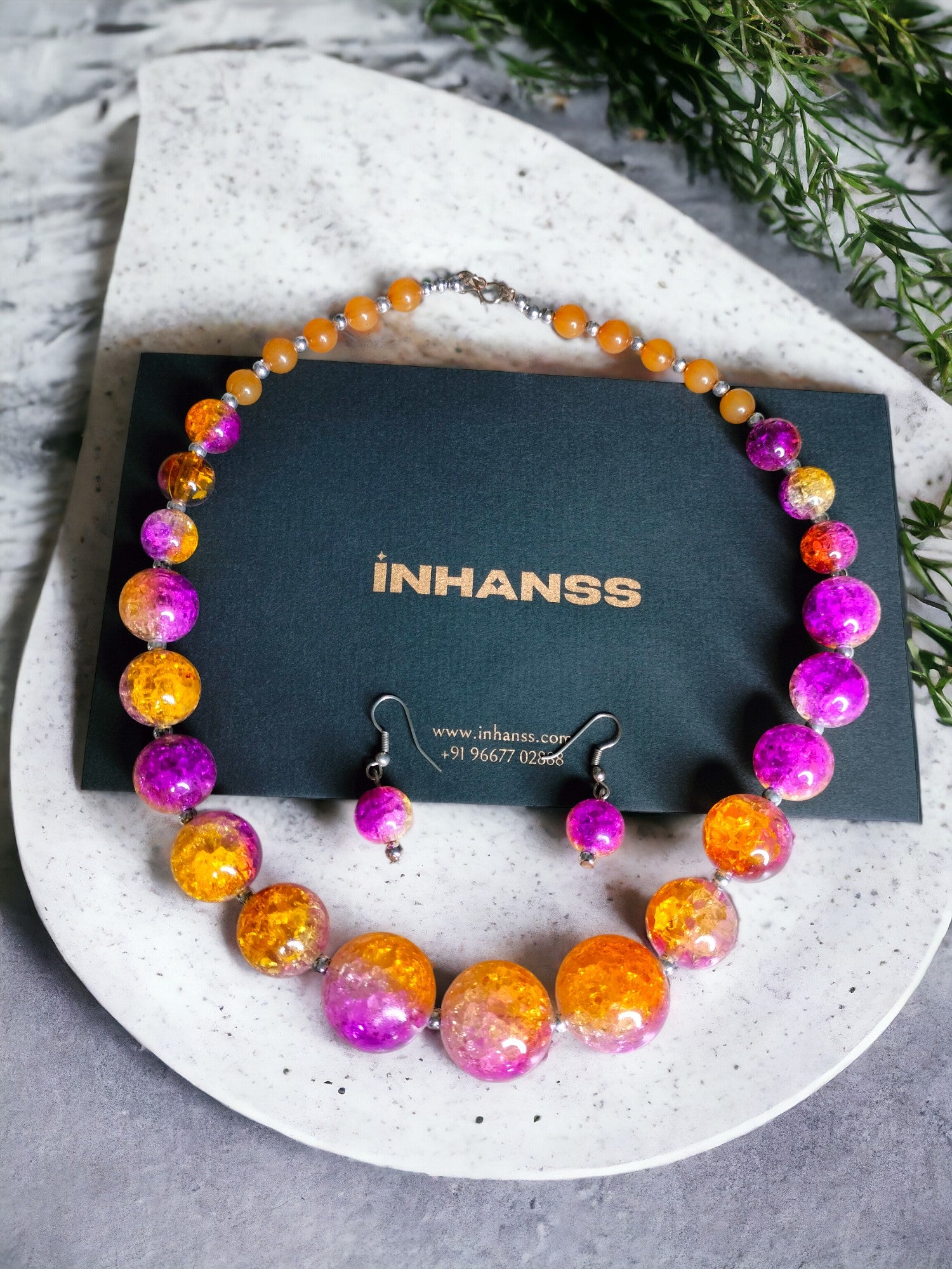 Hand Made Radiance Crystal Bloom Set - 5 Colours Available