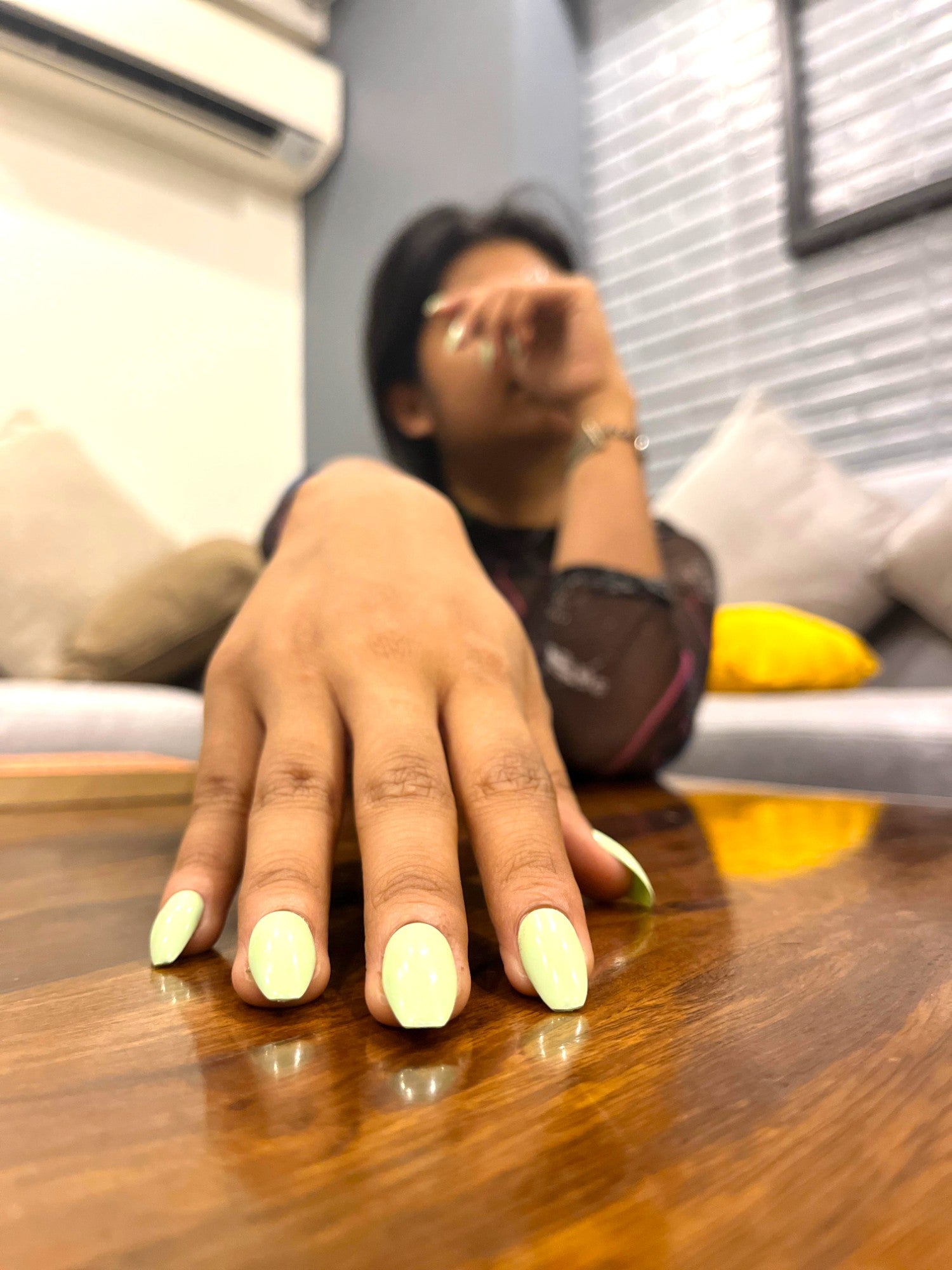 Handmade Reusable Premium Press On With Nail Tabs : EverGreen