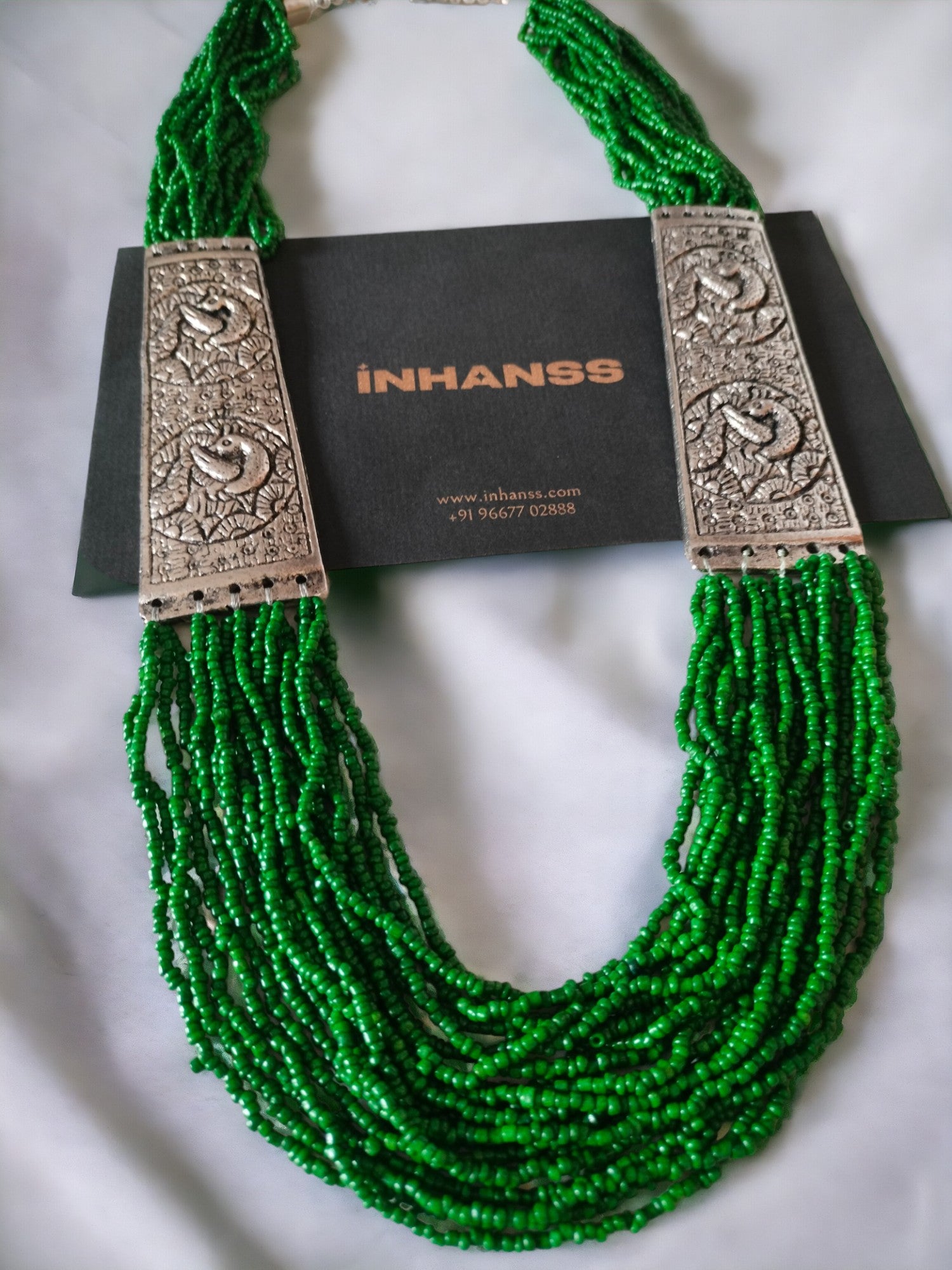 Majesty Handmade Statement Necklace With Matching Earrings -12 Colours Available