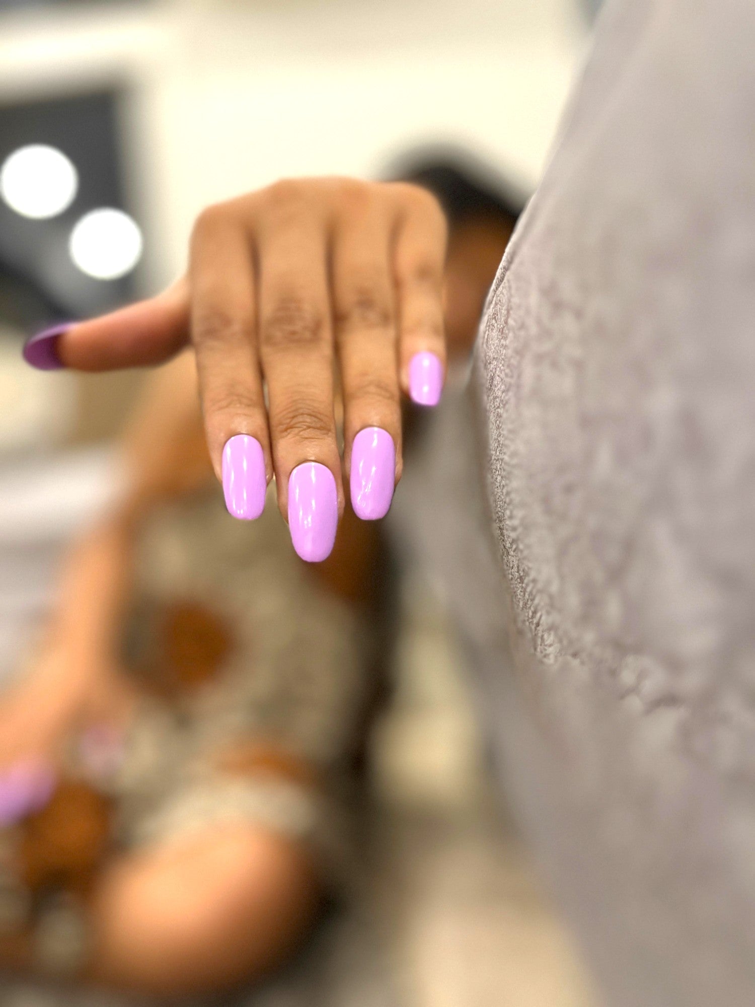 Handmade Reusable Premium Press on Nail Art Kit : Purple Beauty