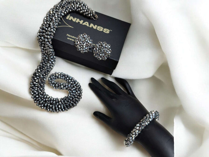 Multi Style-Crystal Shimmer Set- TITANIUM in 3 Variants