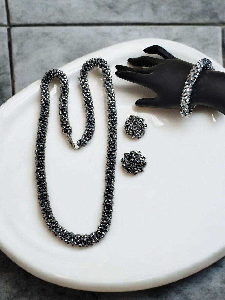 Multi Style-Crystal Shimmer Set- TITANIUM in 3 Variants