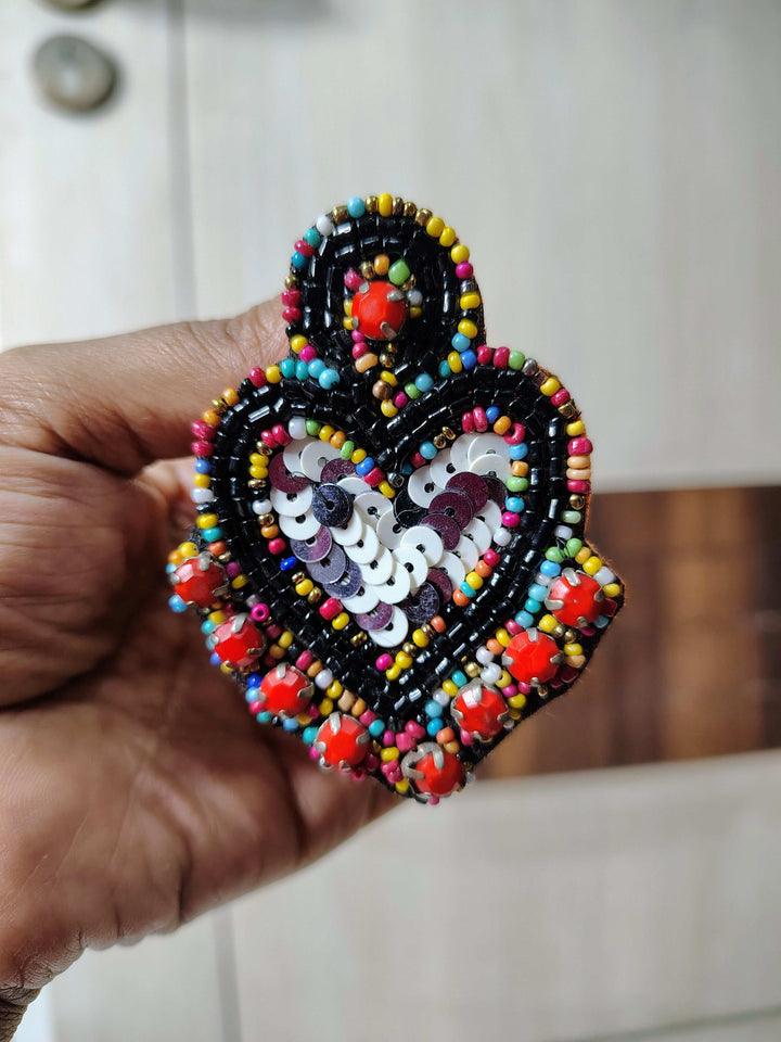 Vibrant Fiesta Drops  - Handmade