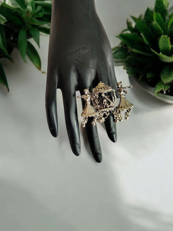 Royal Palanquin Statement Oxidized Ring
