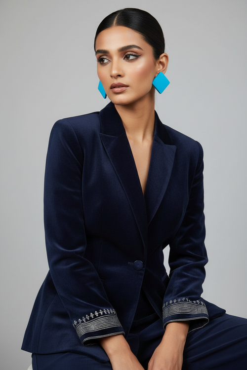 Rang Leela – Vibrant Square Earrings (Available in 10 Stunning Colors)