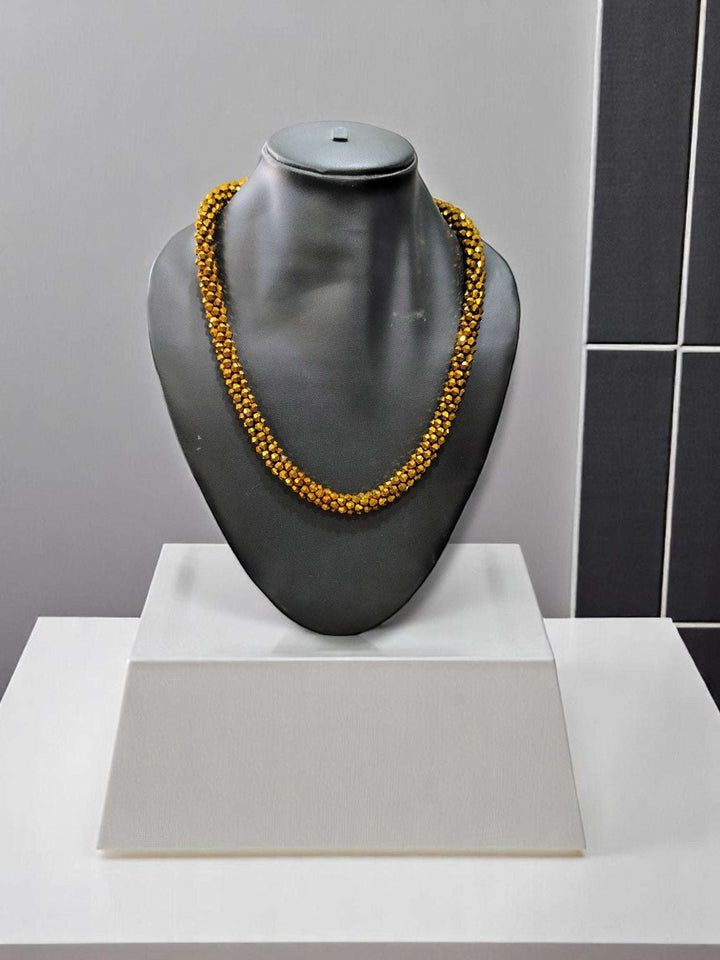 Noor-e-Jalwa – Handmade Crystal Bead Necklace / Necklace with Earrings -Adjustable -(Available in 16 Stunning Colors)