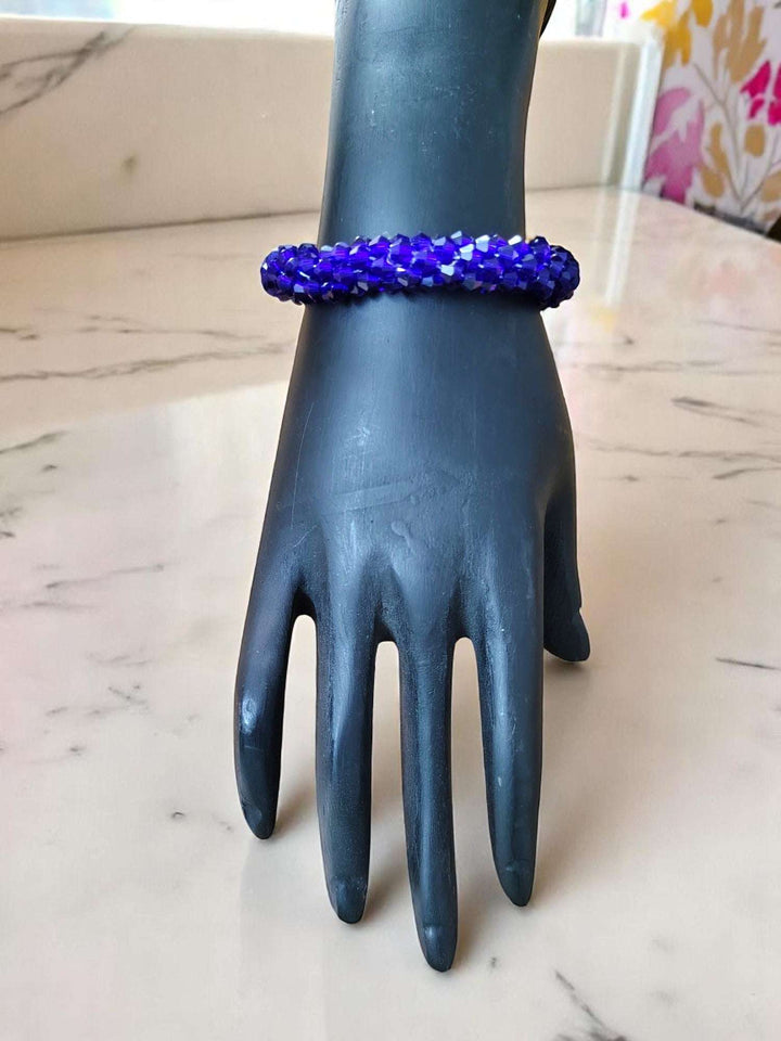 Crystal Bloom – Adjustable Crystal Bead Bracelets (11 Colors) (Perfect for Gifting, Stacking & Styling!)