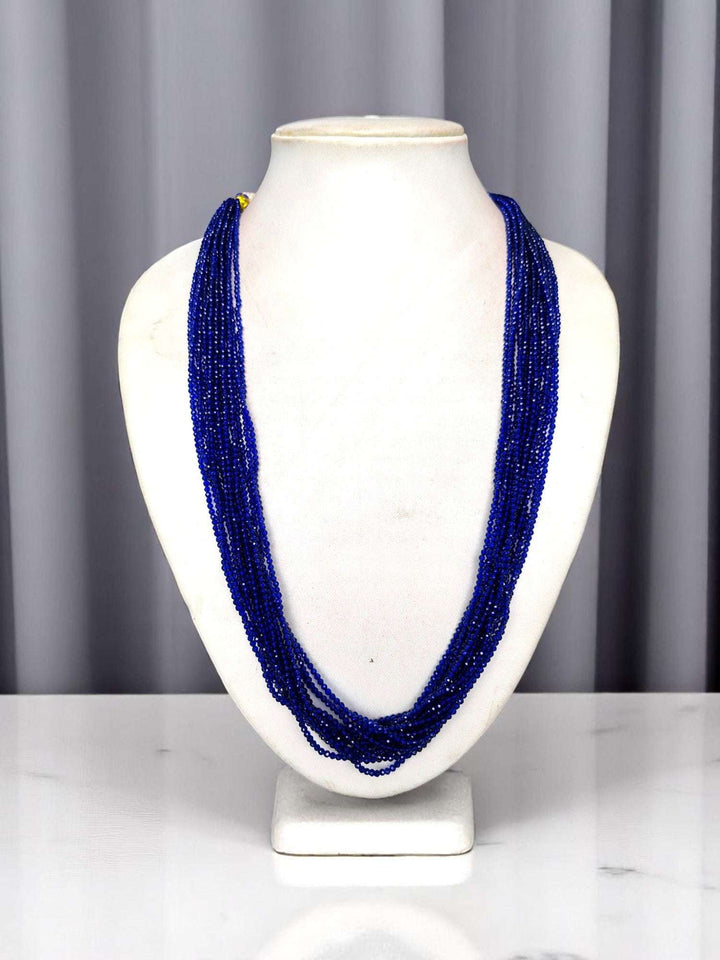 Crystal Beads Luxe Edition – Multi-Layered Necklace- 11 Colours Available
