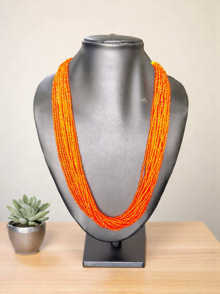 Crystal Beads Luxe Edition – Multi-Layered Necklace- 11 Colours Available