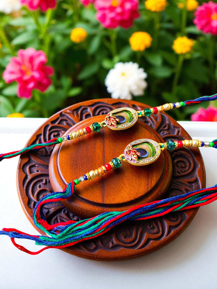 Moorpankh Rakhi – Handmade | Limited Edition