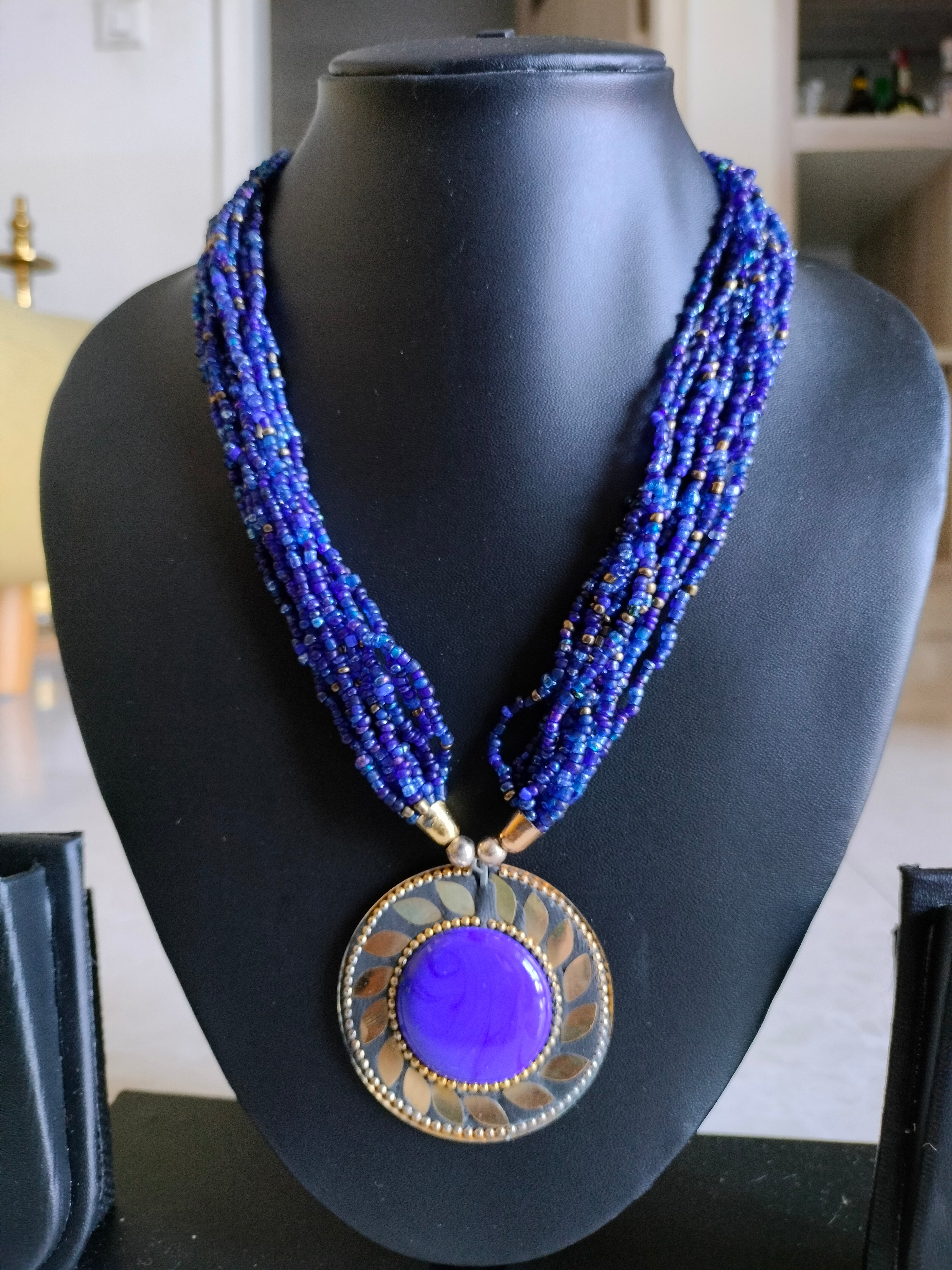 Hand Made Tibetan Beads Necklace - 13 Colours Available