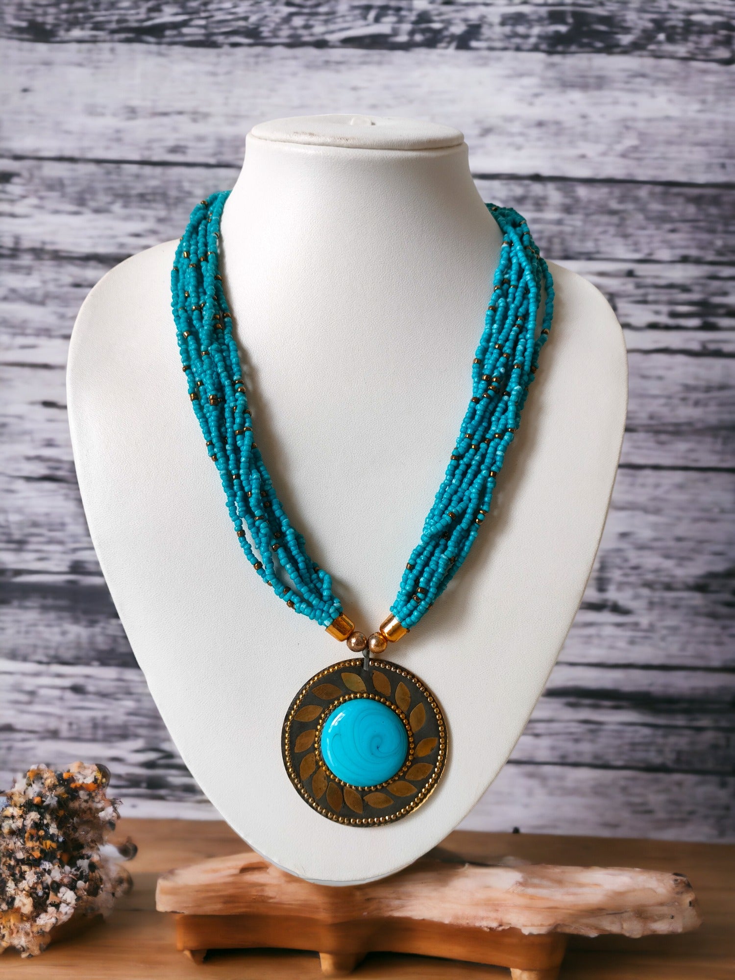 Hand Made Tibetan Beads Necklace - 13 Colours Available