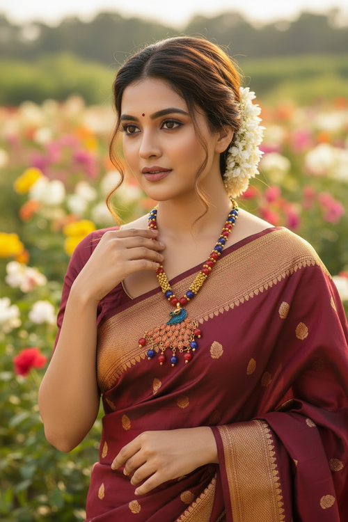 Festival of Colours Handmade  Necklace & Earrings Set